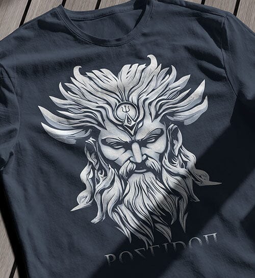 POSEIDON - Herren Premium Organic Shirt Creator T-Shirt ST/ST Shirtee 