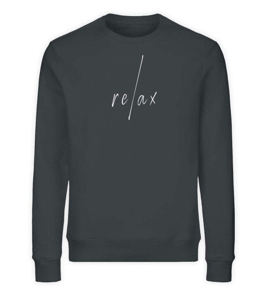 RELAX - Unisex Organic Sweatshirt Changer Sweatshirt ST/ST Shirtee India Ink Grey XS 