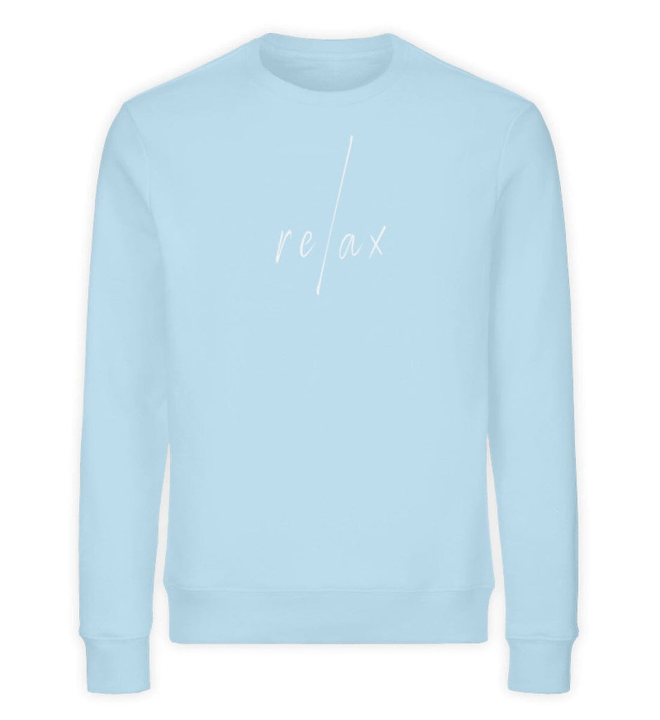 RELAX - Unisex Organic Sweatshirt Changer Sweatshirt ST/ST Shirtee Sky Blue XS 