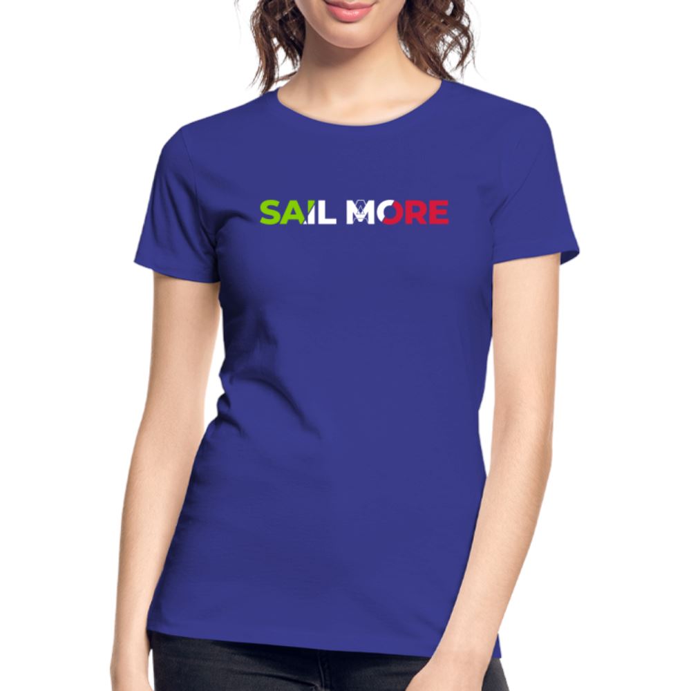 SAIL (A)MORE - Damen Premium Bio T-Shirt Frauen Premium Bio T-Shirt SPOD S ROYAL BLUE Damen