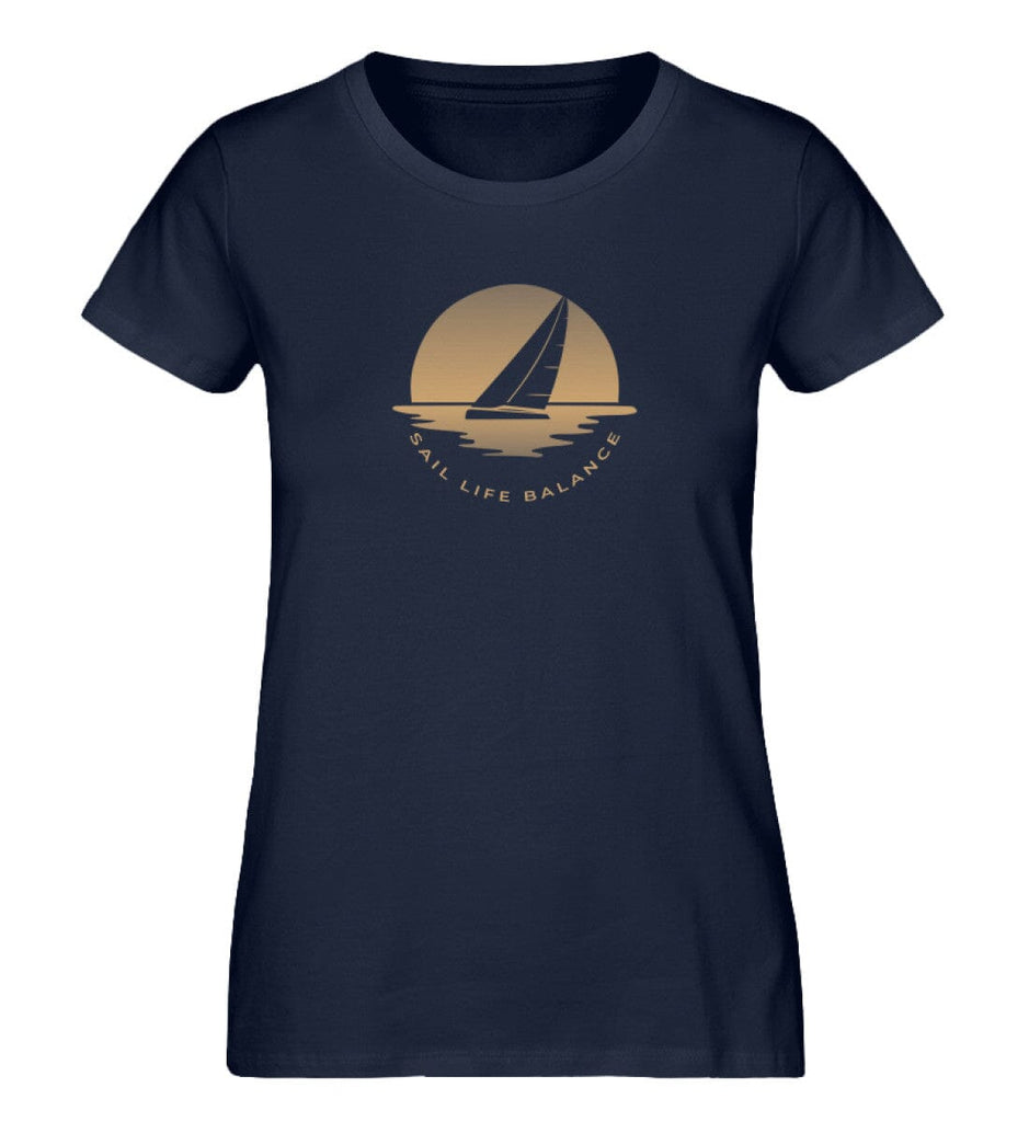 SAIL LIFE BALANCE - Damen Premium Organic Shirt Expresser T-Shirt ST/ST Shirtee French Navy XS 