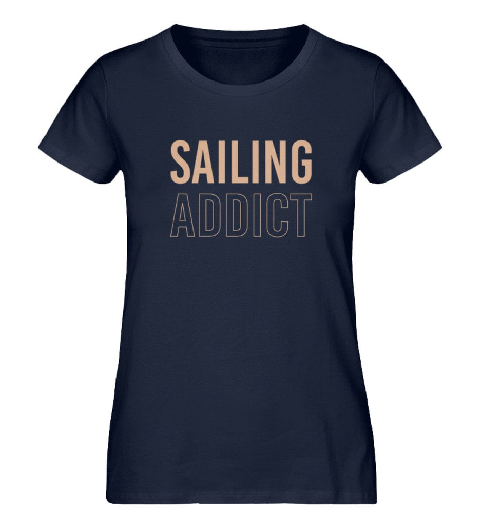 SAILING ADDICT - Organic Shirt Expresser T-Shirt ST/ST Shirtee French Navy XS 