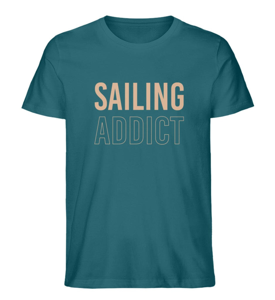 SAILING ADDICT - Premium Organic Shirt Creator T-Shirt ST/ST Shirtee Ocean Depth S 