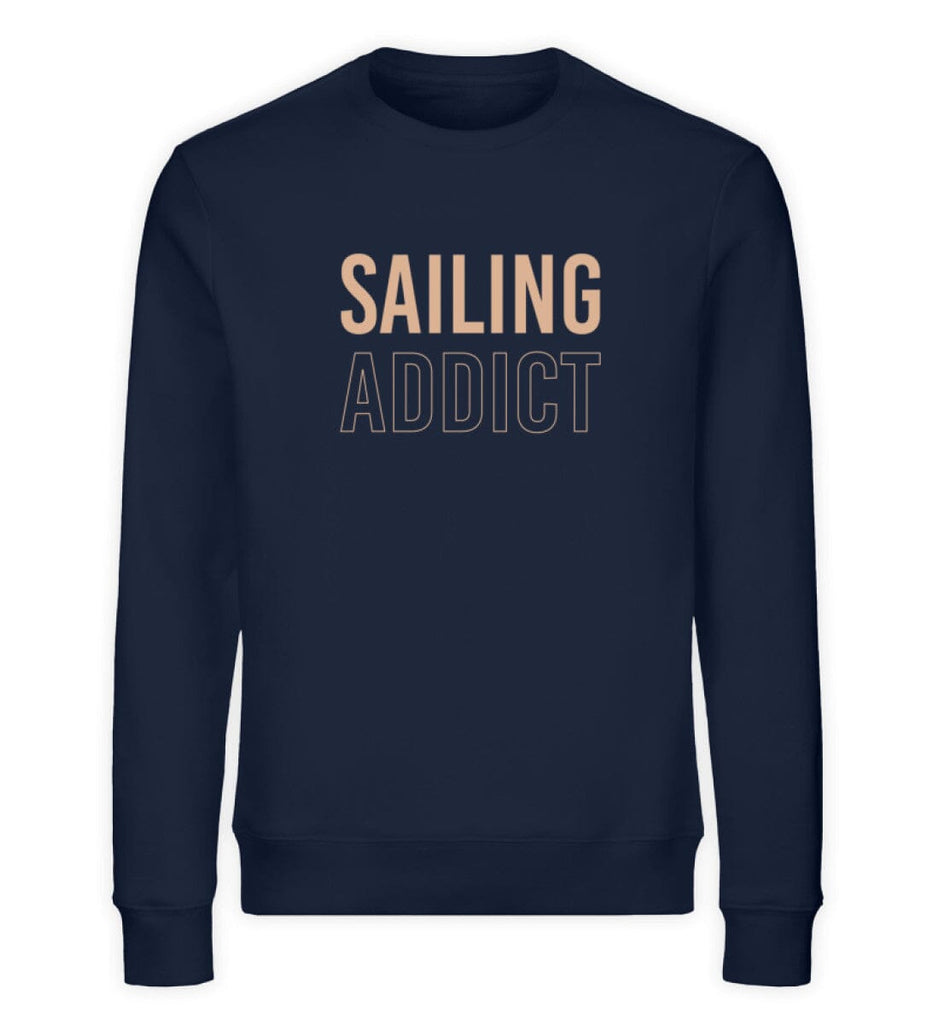 SAILING ADDICT - Unisex Organic Sweatshirt Changer Sweatshirt ST/ST Shirtee French Navy XS 