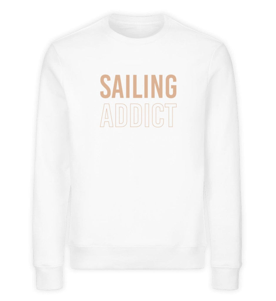 SAILING ADDICT - Unisex Organic Sweatshirt Changer Sweatshirt ST/ST Shirtee White M 