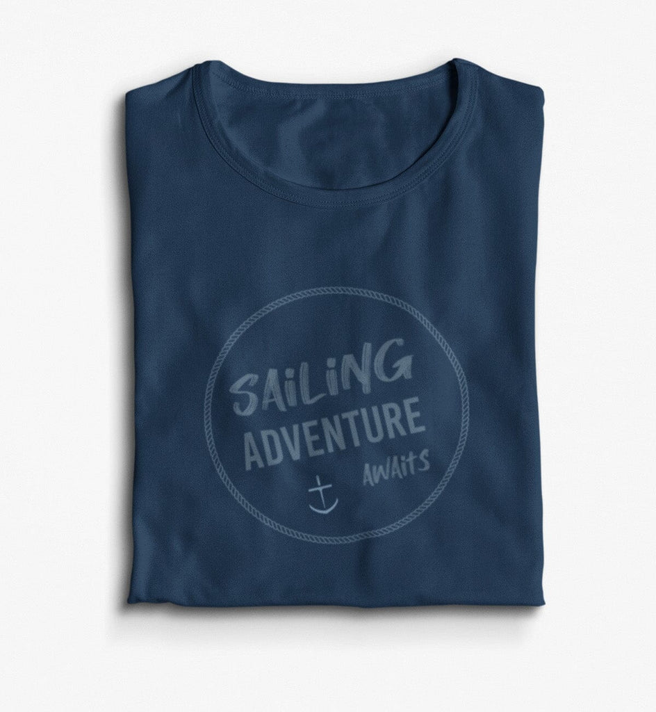 SAILING ADVENTURES AWAITS - Premium Organic Shirt Expresser T-Shirt ST/ST Shirtee 