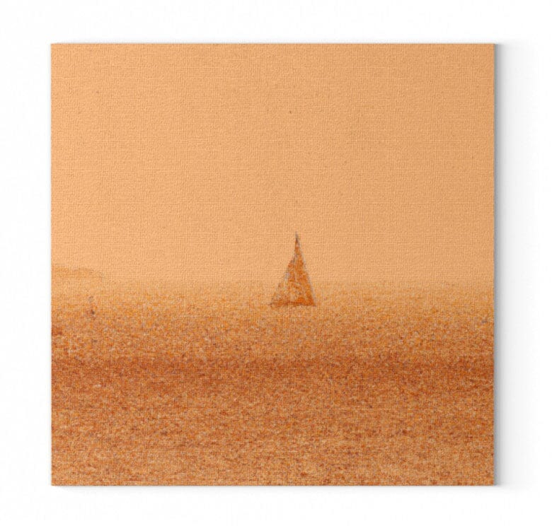 SAILING HORIZON - Leinwand mit Keilrahmen Leinwand 45x45cm Shirtee 