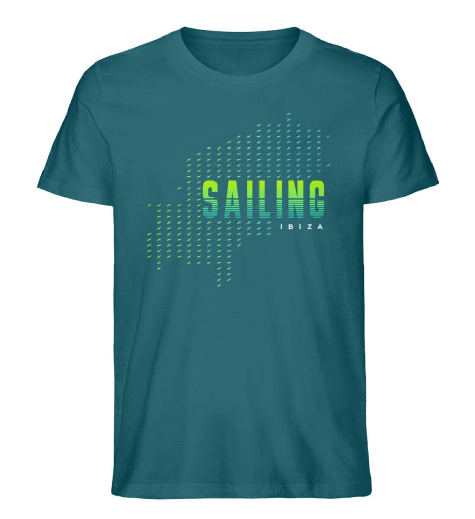 SAILING IBIZA - Herren Premium Organic Shirt Creator T-Shirt ST/ST Shirtee Ocean Depth S 