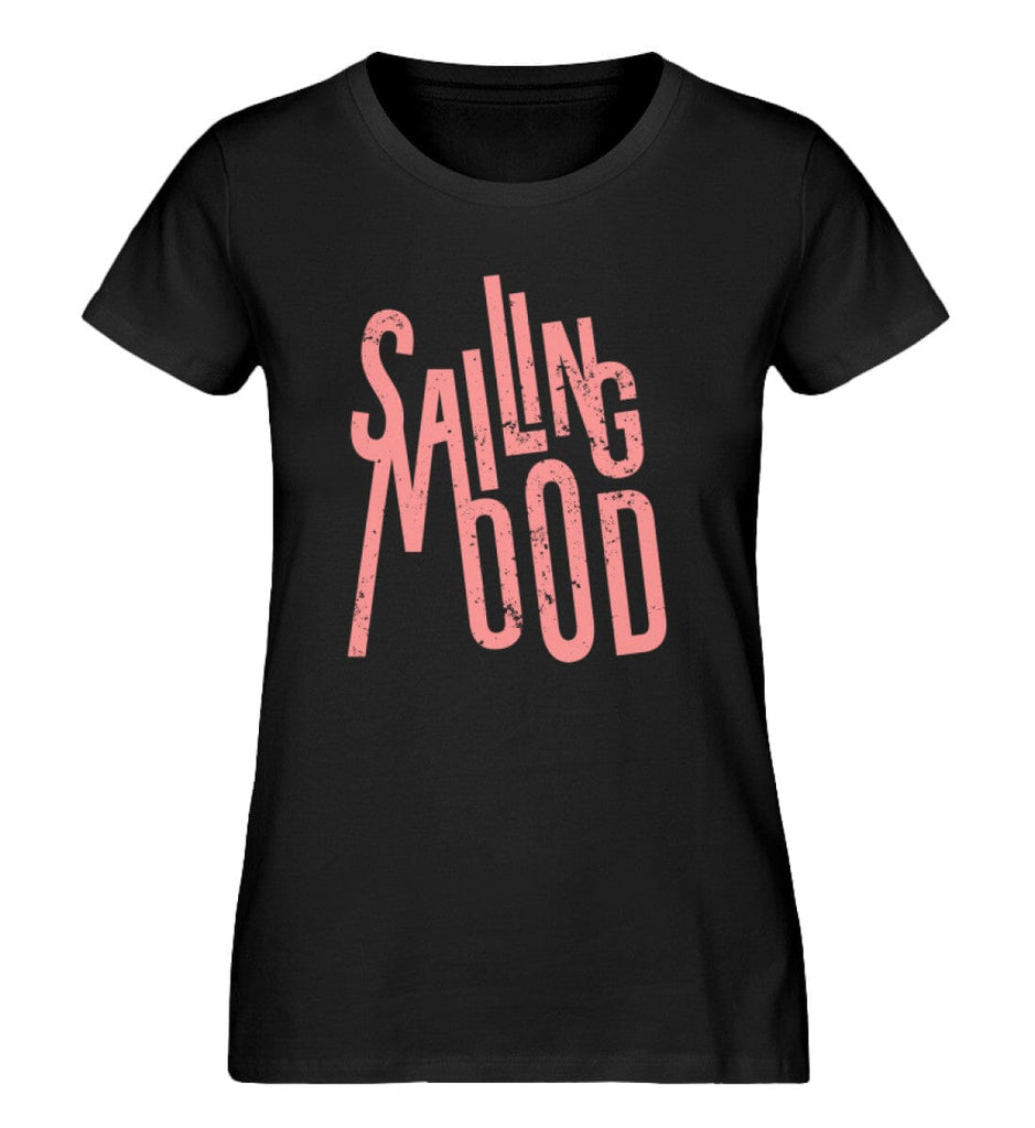 SAILING MOOD - Damen Premium Organic Shirt Expresser T-Shirt ST/ST Shirtee Black XS 