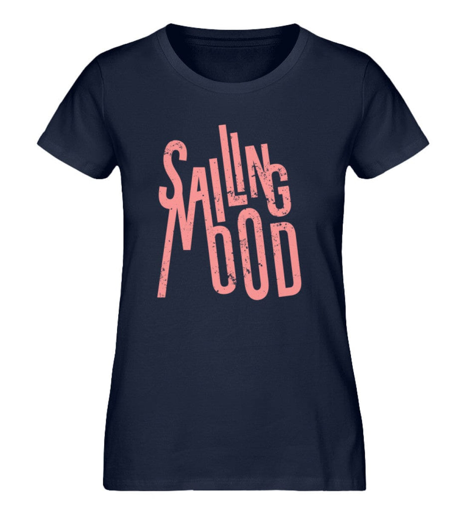 SAILING MOOD - Damen Premium Organic Shirt Expresser T-Shirt ST/ST Shirtee French Navy XS 