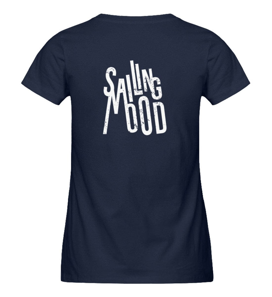 SAILING MOOD - Damen Premium Organic Shirt Expresser T-Shirt ST/ST Shirtee French Navy XS 