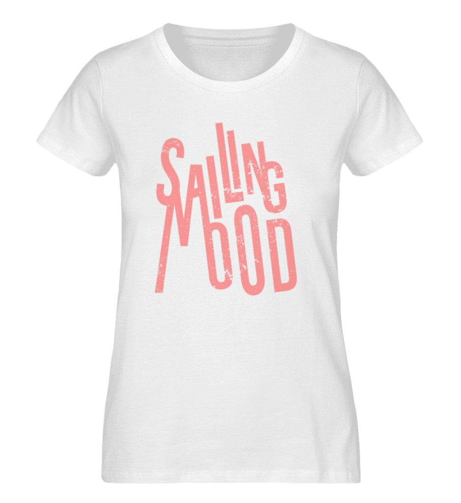 SAILING MOOD - Damen Premium Organic Shirt Expresser T-Shirt ST/ST Shirtee White XS 