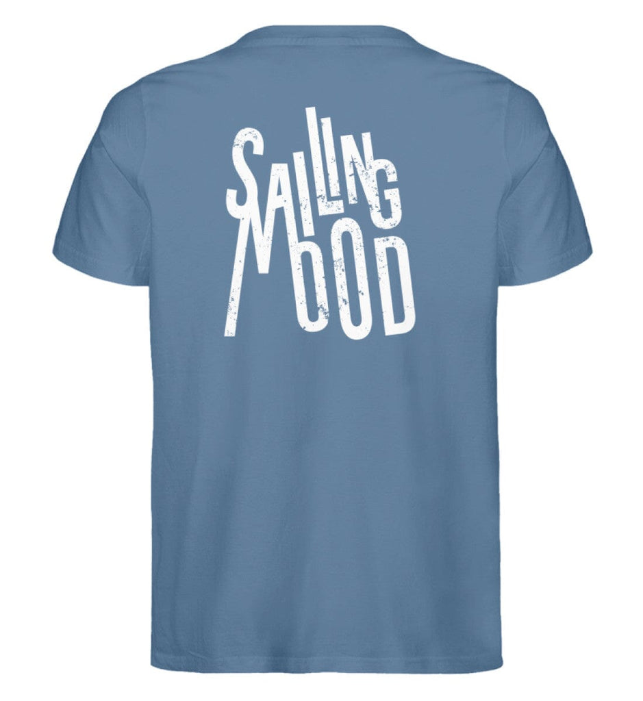 SAILING MOOD - Herren Premium Organic Shirt Creator T-Shirt ST/ST Shirtee Mid Heather Blue S 