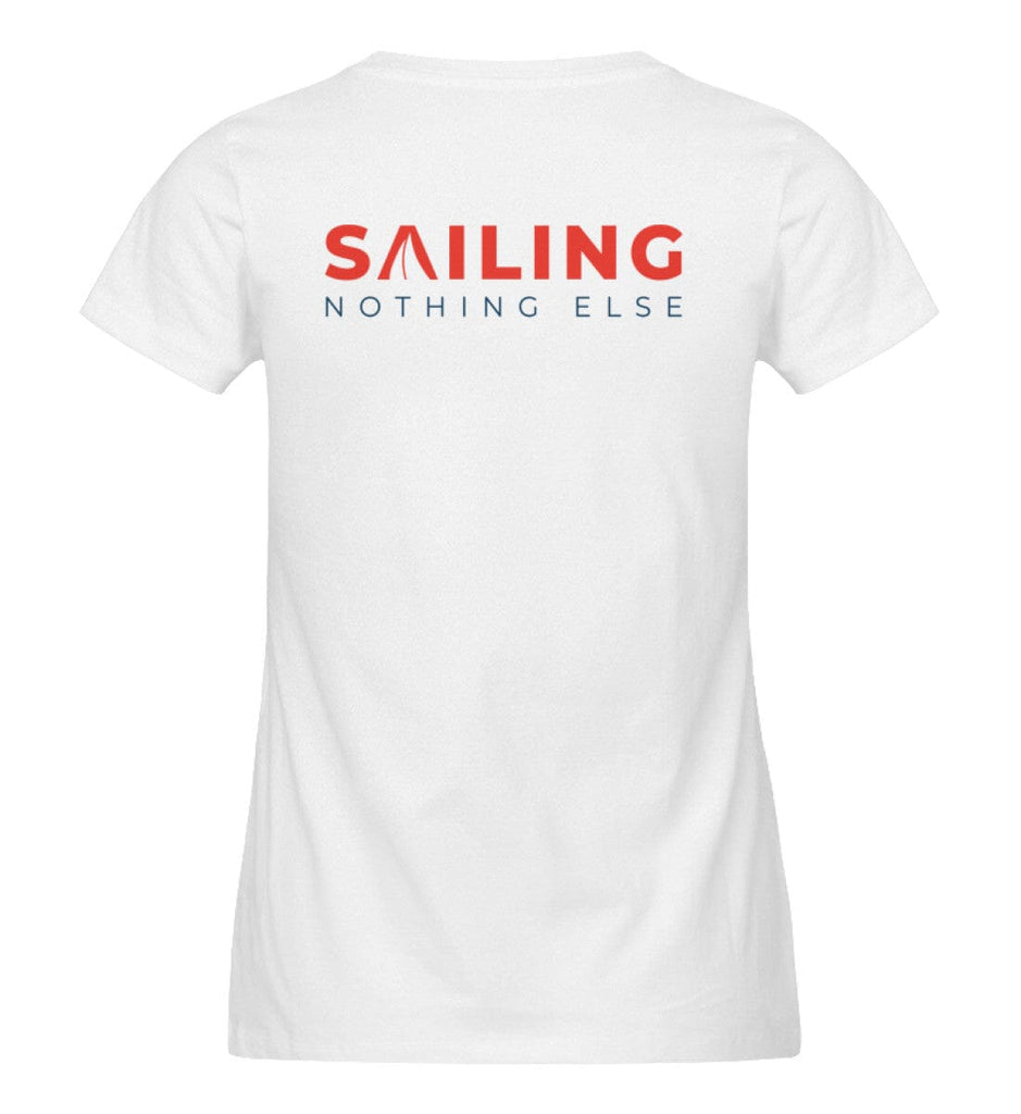 SAILING NOTHING ELSE - Damen Premium Organic Shirt Expresser T-Shirt ST/ST Shirtee White XS 