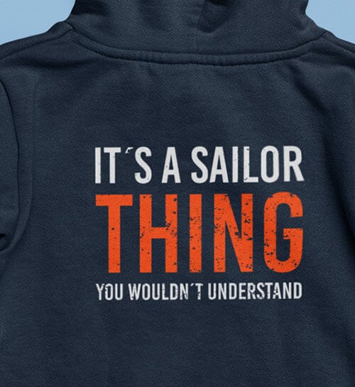 SAILOR THING - Unisex Organic Hoodie Cruiser Hoodie ST/ST Shirtee 