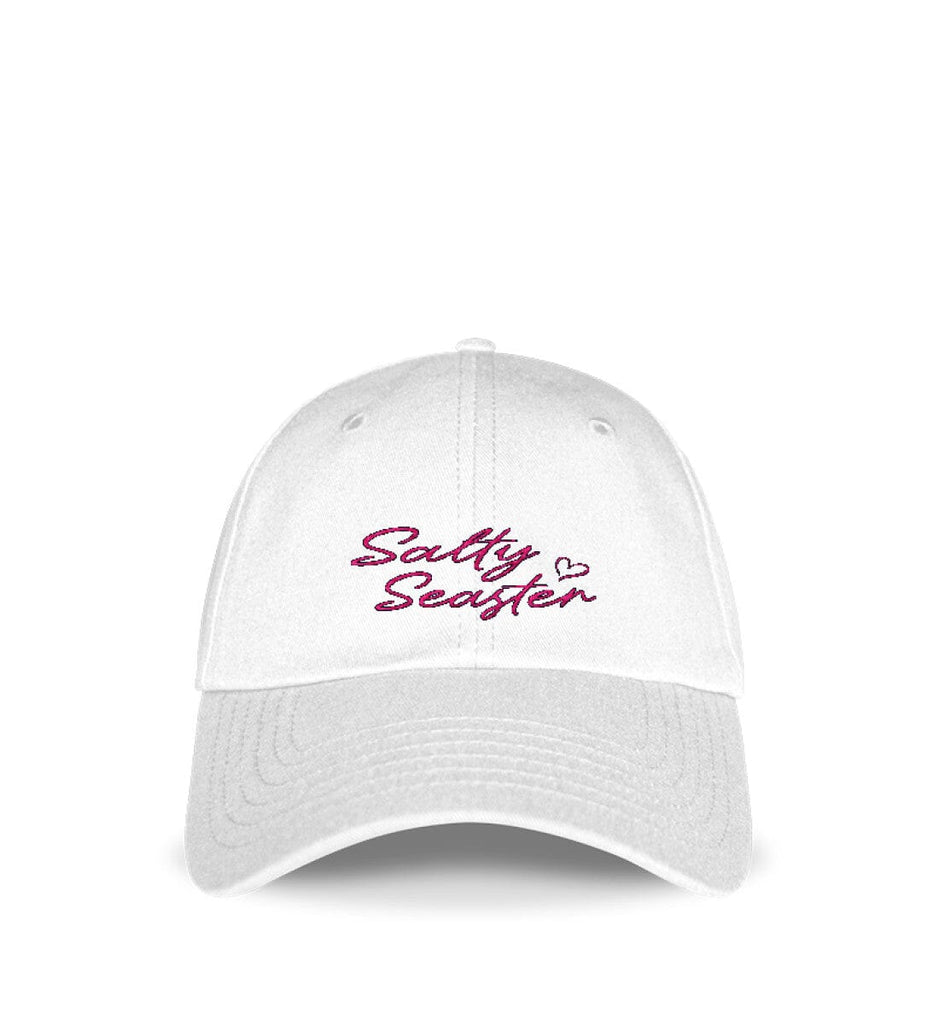 SALTY SEASTER - Cap Baseball Cap mit Stickerei Shirtee White Einheitsgröße 