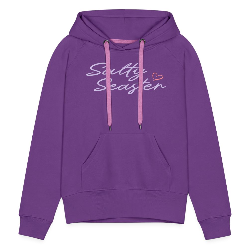 SALTY SEASTER- Damen Premium Hoodie Frauen Premium Hoodie SPOD S Purple Damen