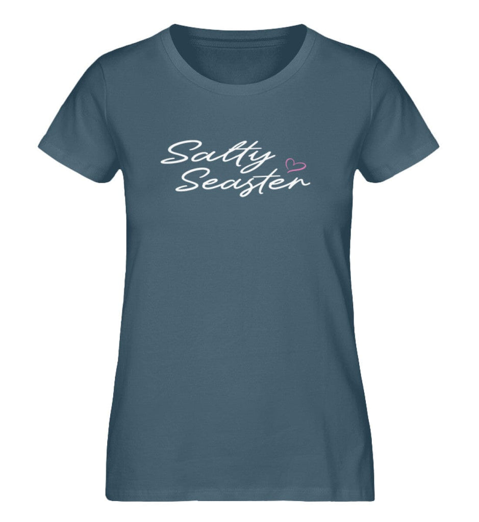 SALTY SEASTER - Damen Premium Organic Shirt Expresser T-Shirt ST/ST Shirtee Stargazer XS 