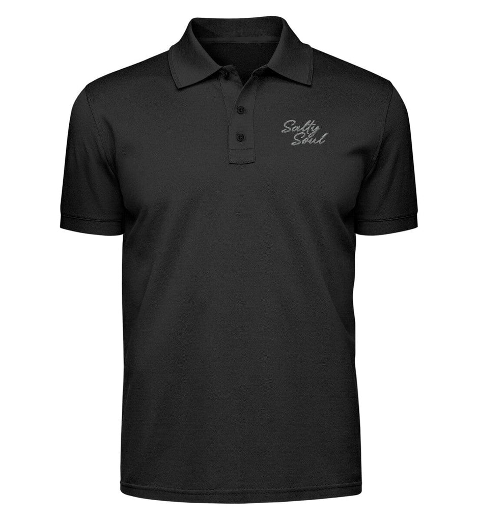 SALTY SOUL - Polo Shirt Herren Poloshirt Stick Shirtee Black S 