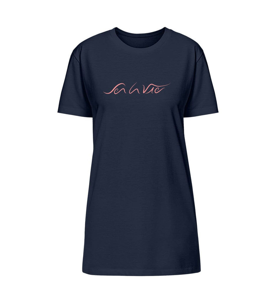 SEA LA VIE - Organic T-Shirt Kleid Stella Spinner T-Shirt Kleid ST/ST Shirtee French Navy XS 