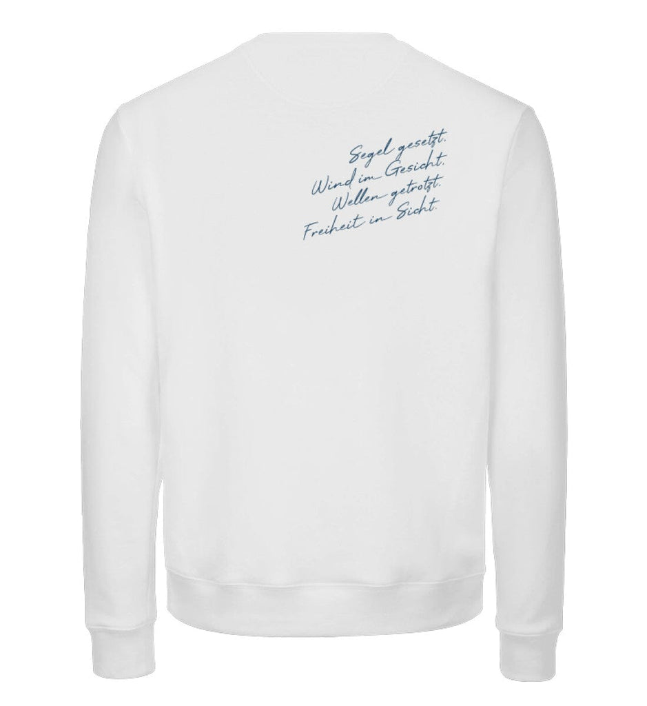 SEGEL GESETZT - Unisex Organic Sweatshirt Changer Sweatshirt ST/ST Shirtee White S 