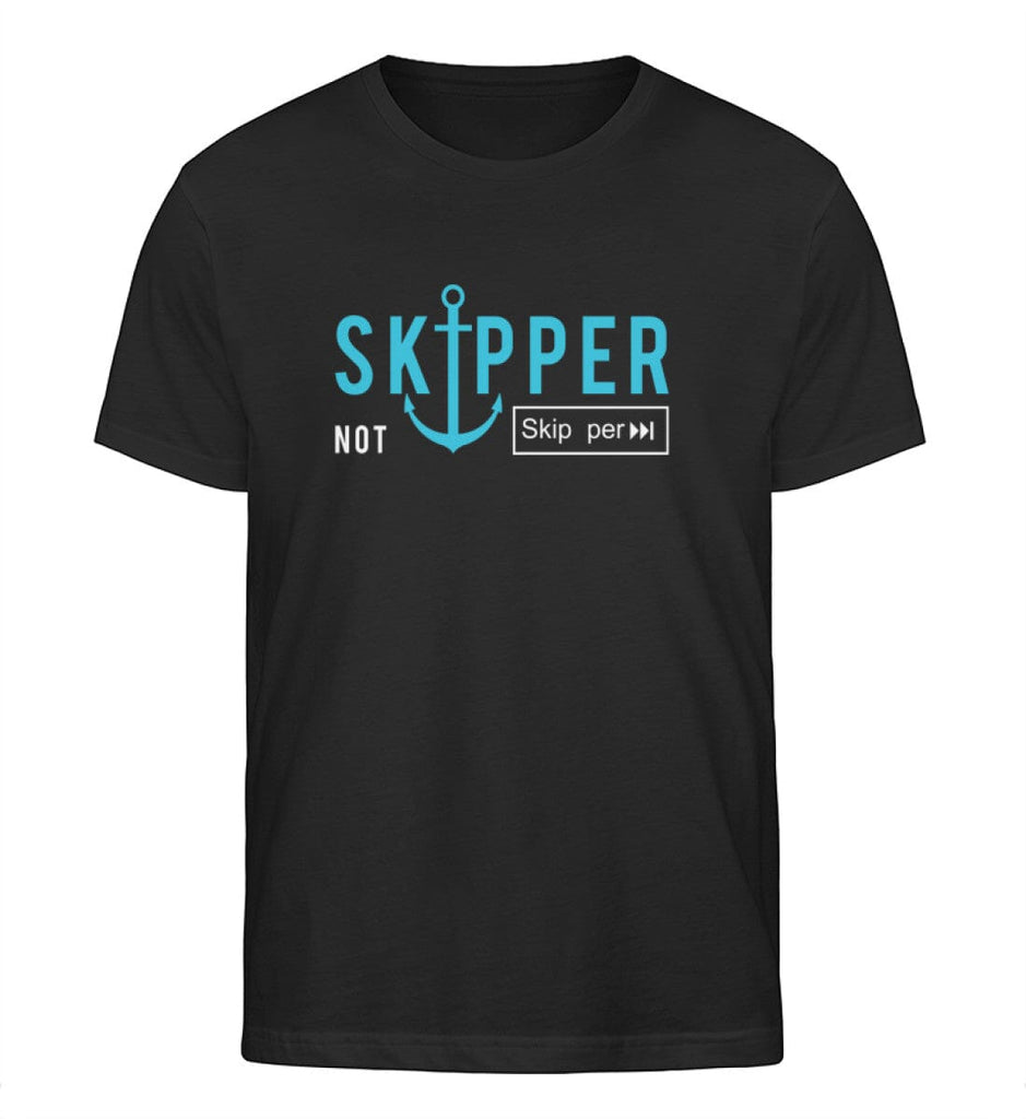 SKIPPER NOT SKIP PER - Herren Organic Shirt Rocker T-Shirt ST/ST Shirtee Black S 