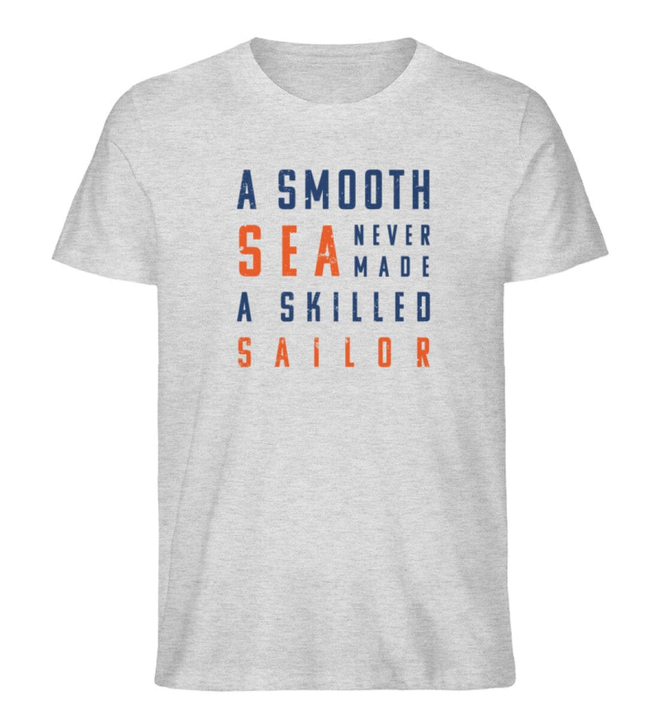 SMOOTH SEA - Premium Herren Organic Shirt Creator T-Shirt ST/ST Shirtee Heather Grey S 