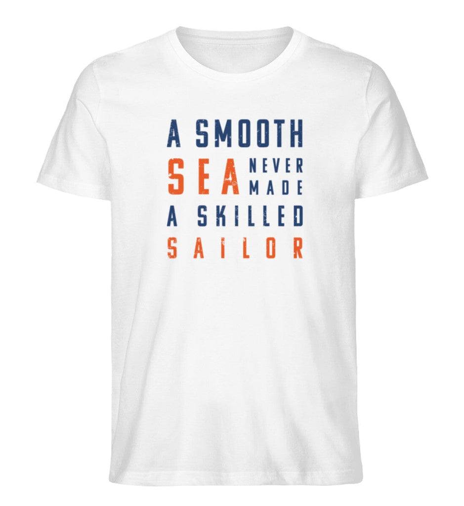 SMOOTH SEA - Premium Herren Organic Shirt Creator T-Shirt ST/ST Shirtee White XS 