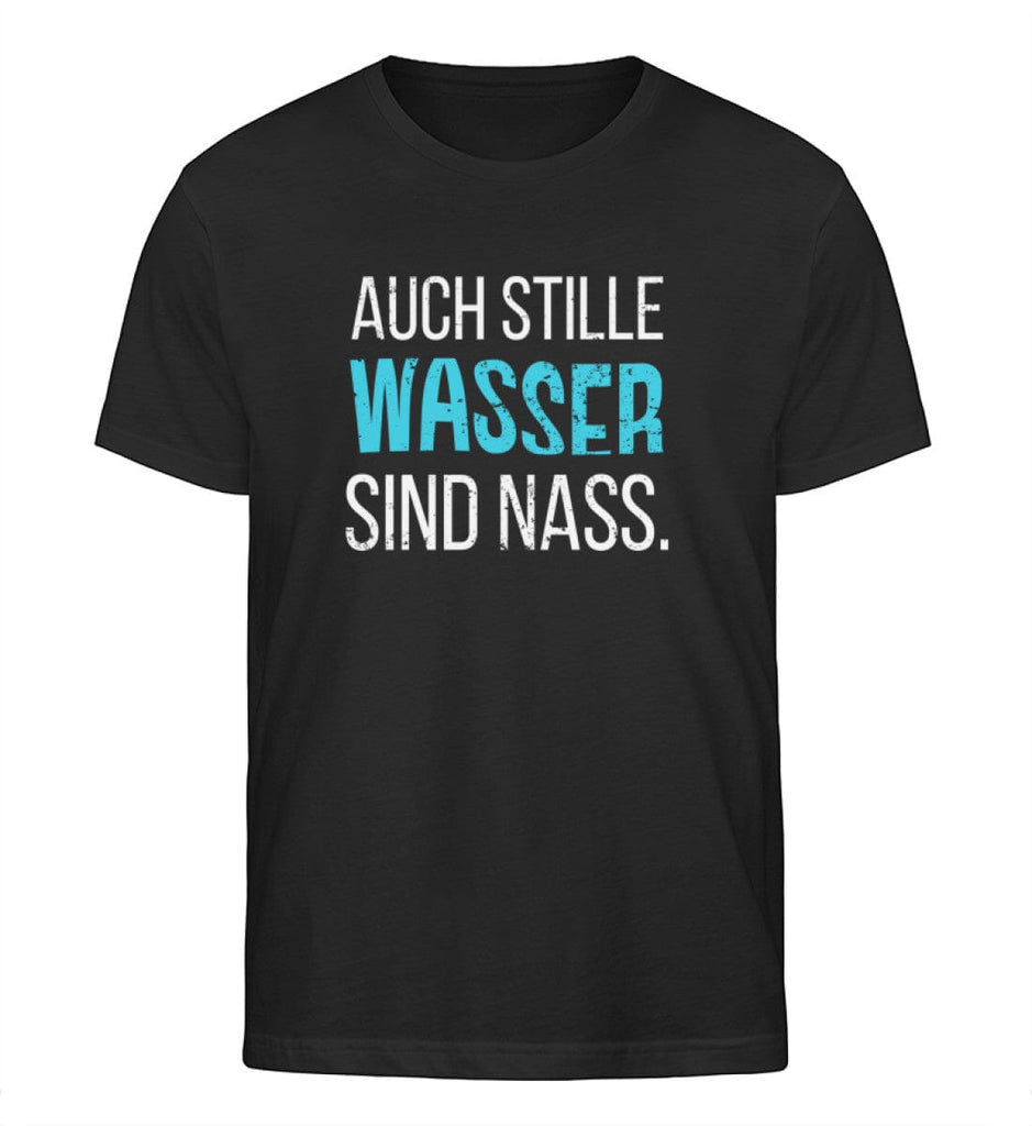 STILLE WASSER - Herren Organic Shirt Rocker T-Shirt ST/ST Shirtee Black S 