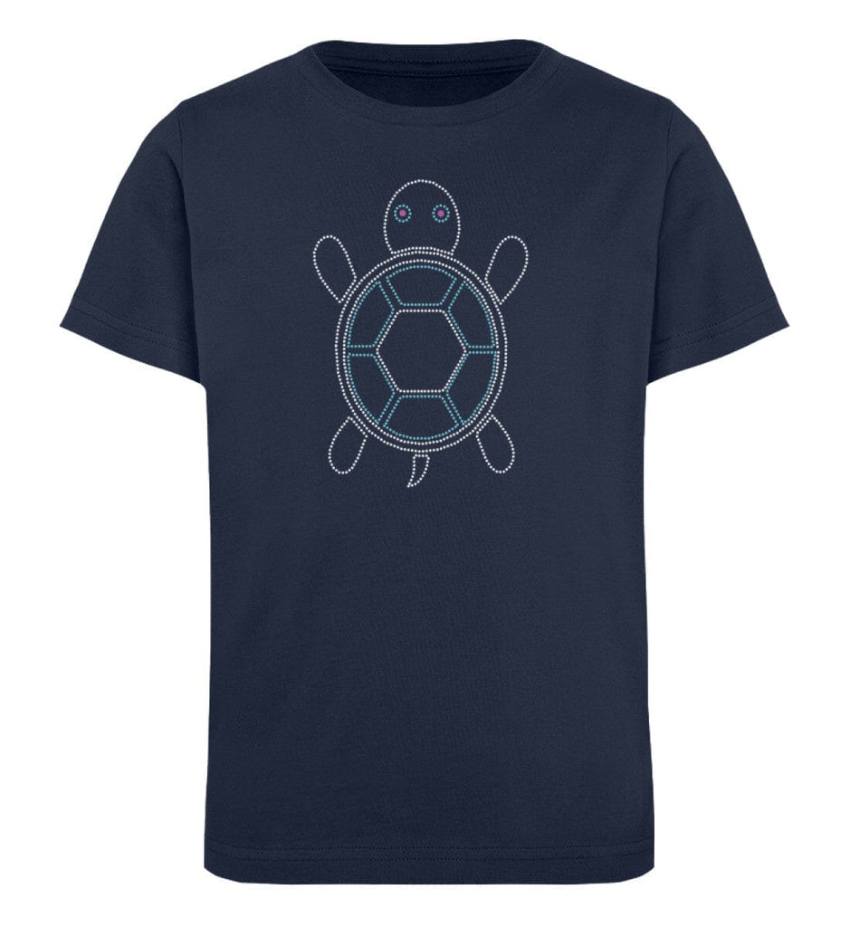 TURTLELINI - Kinder Organic T-Shirt Mini Creator T-Shirt ST/ST Shirtee French Navy 12/14 (152/164) 