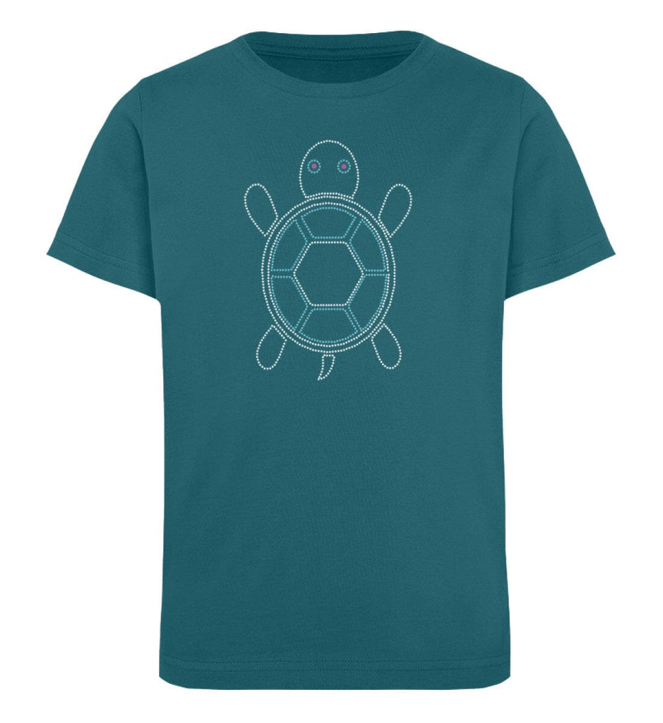 TURTLELINI - Kinder Organic T-Shirt Mini Creator T-Shirt ST/ST Shirtee Ocean Depth 12/14 (152/164) 