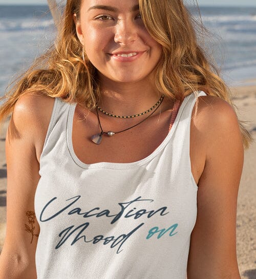 VACATION MOOD ON - Premium Organic Tanktop ST/ST Stella Dreamer Damen Tanktop ST/ST Shirtee 