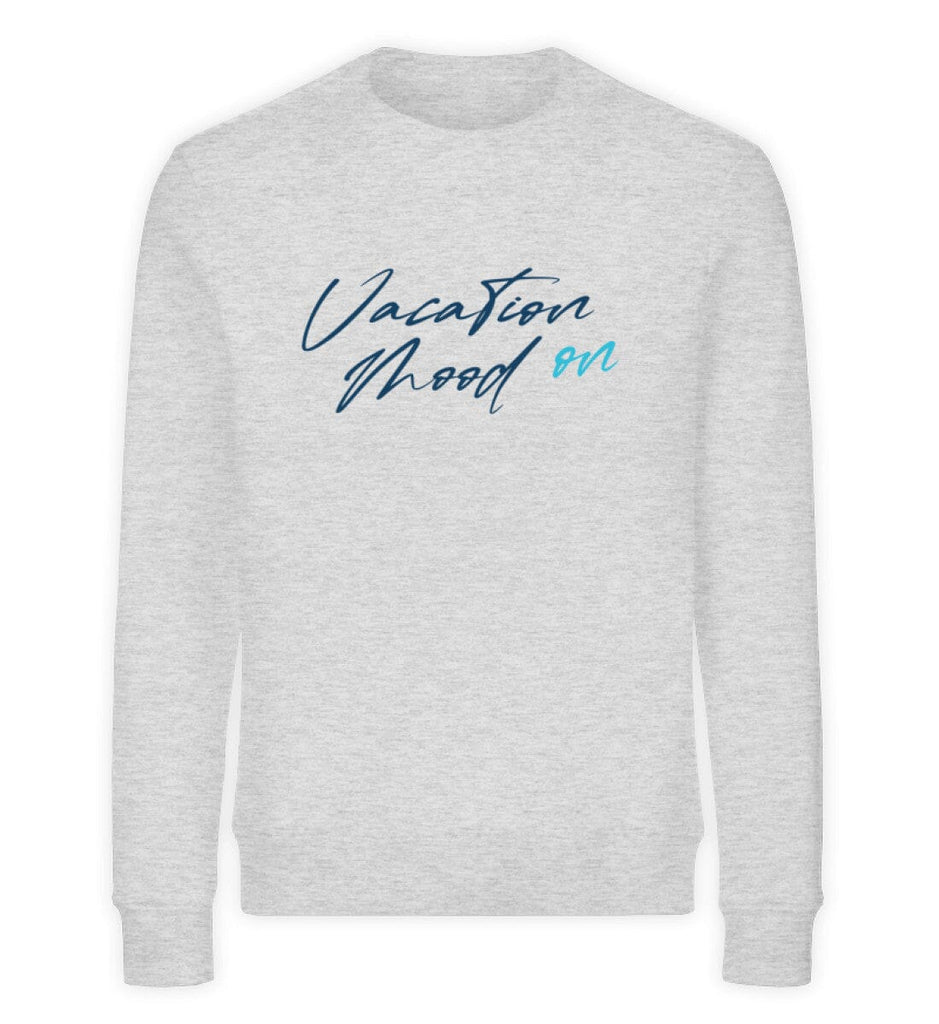 VACATION MOOD ON - Unisex Organic Sweatshirt Changer Sweatshirt ST/ST Shirtee Heather Grey XS 