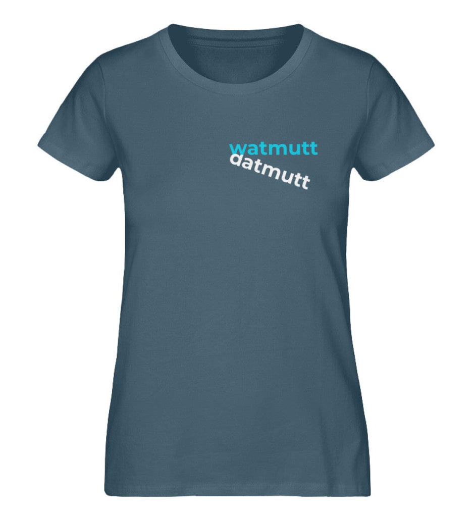 WATMUTTDATMUTT - Damen Premium Organic Shirt Expresser T-Shirt ST/ST Shirtee Stargazer XS 