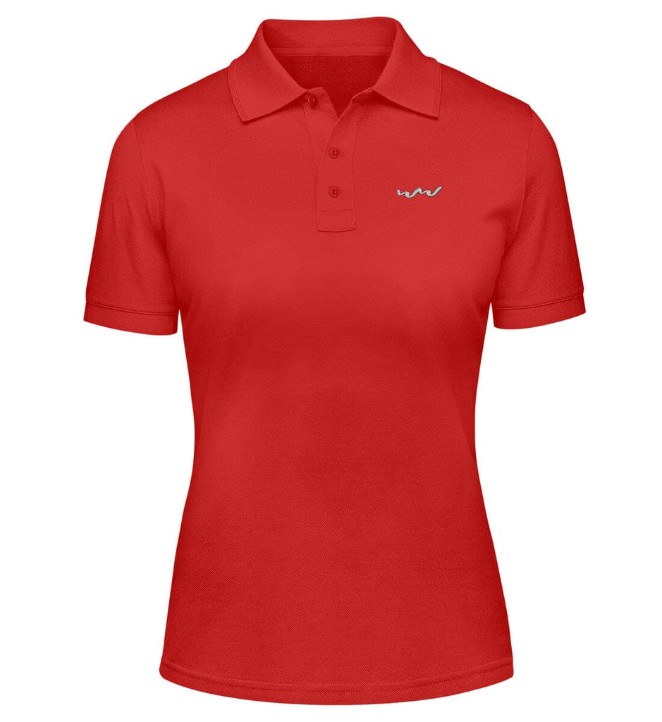 WELLENWIND - Damen Poloshirt Damen Poloshirt Stick Shirtee Fire Red S 