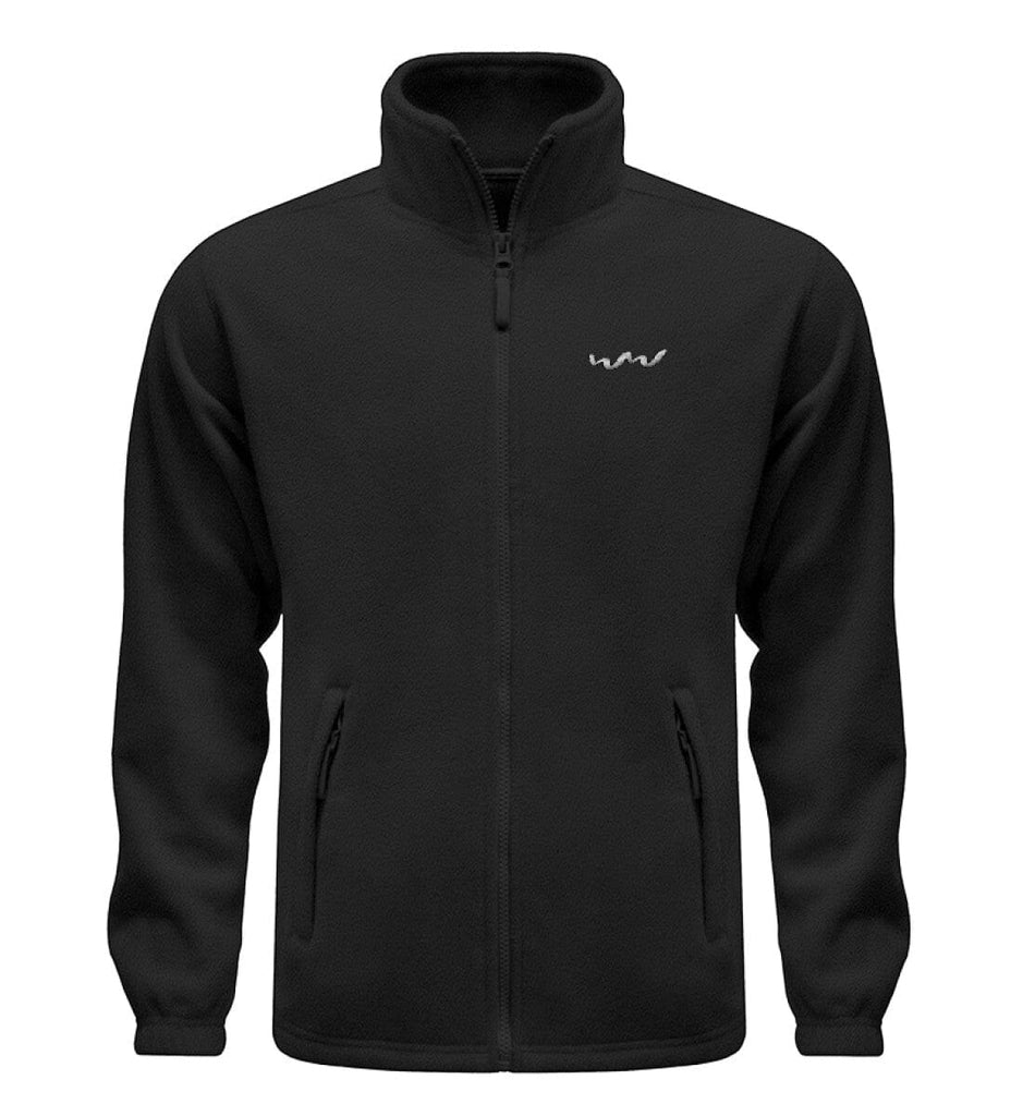 WELLENWIND - Fleece Jacke mit Stick Fleece Jacke mit Stick Shirtee Black S 