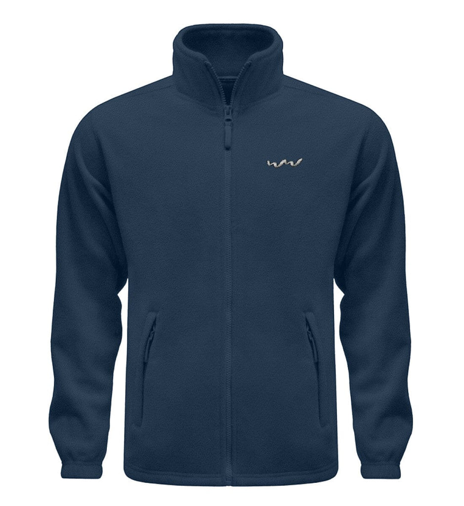 WELLENWIND - Fleece Jacke mit Stick Fleece Jacke mit Stick Shirtee Navy S 