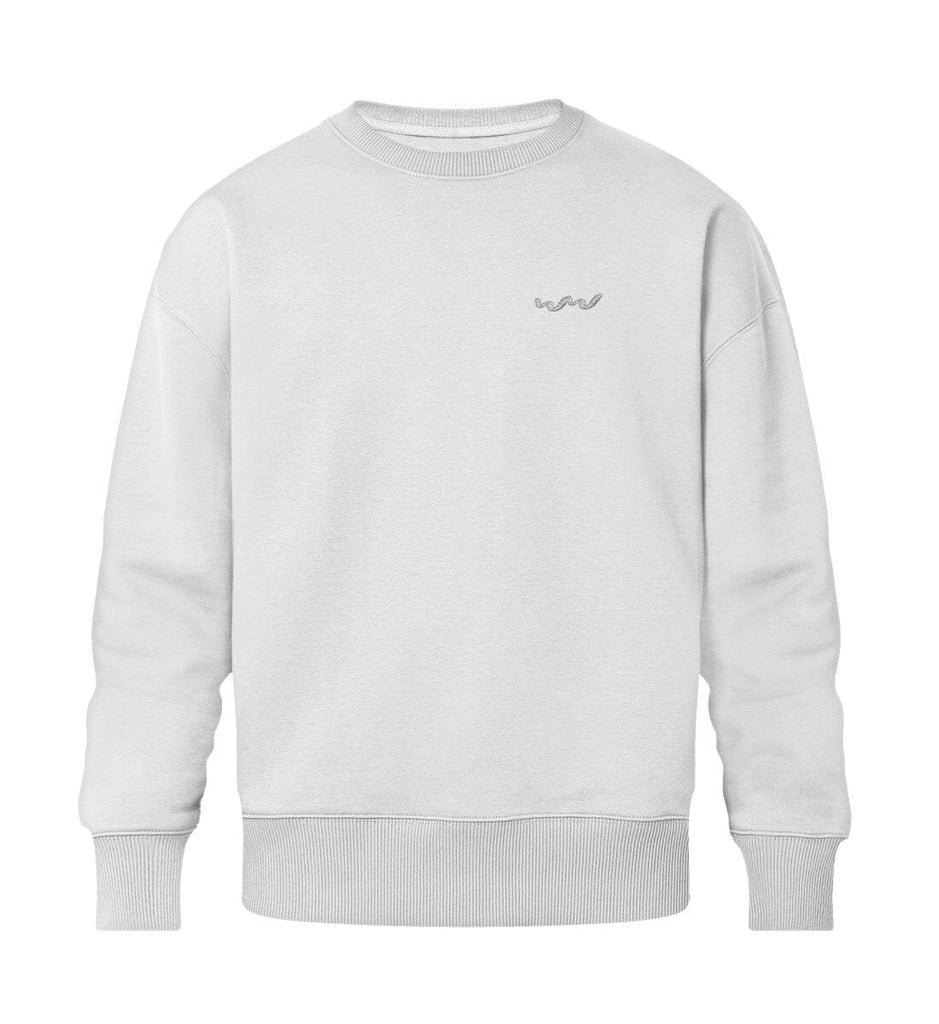 WELLENWIND - Organic Relaxed Sweatshirt mit Stick Radder Relaxed Sweatshirt ST/ST mit Stick Shirtee White XS 