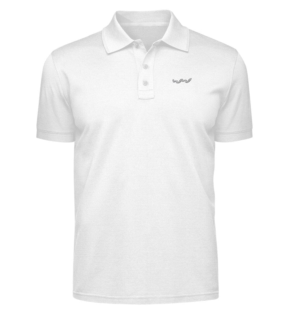 WELLENWIND - Polo Shirt Herren Poloshirt Stick Shirtee White S 