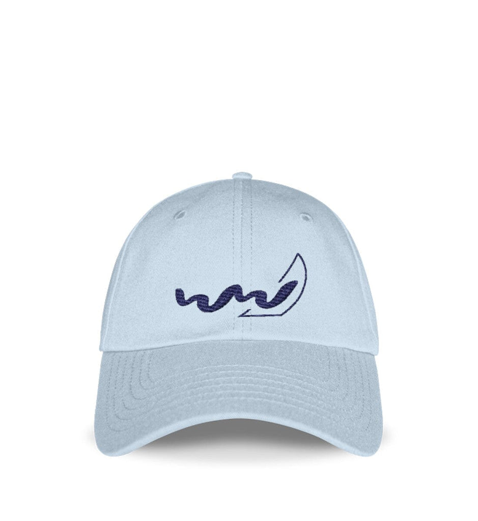 WELLENWIND SAILING - Cap Baseball Cap mit Stickerei Shirtee Pastel Blue Einheitsgröße 