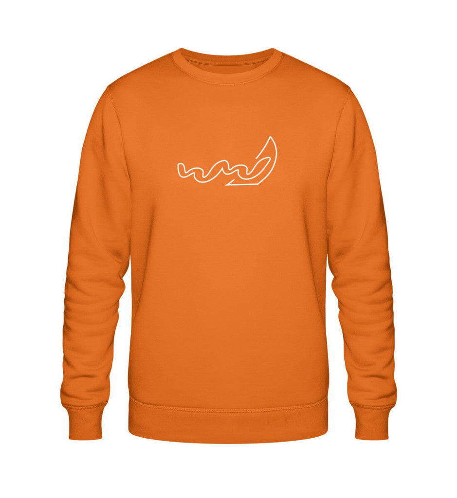 WELLENWIND SAILING - Unisex Organic Sweatshirt Roller Sweatshirt ST/ST Shirtee Bright Orange XS 