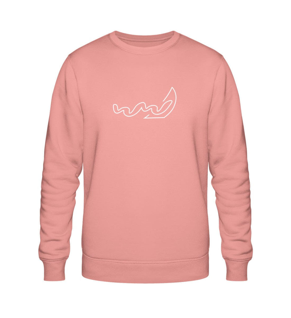 WELLENWIND SAILING - Unisex Organic Sweatshirt Roller Sweatshirt ST/ST Shirtee Canyon Pink XS 