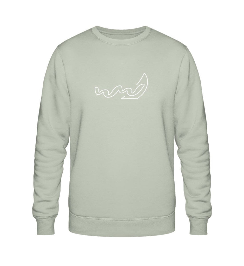 WELLENWIND SAILING - Unisex Organic Sweatshirt Roller Sweatshirt ST/ST Shirtee Stem Green XS 