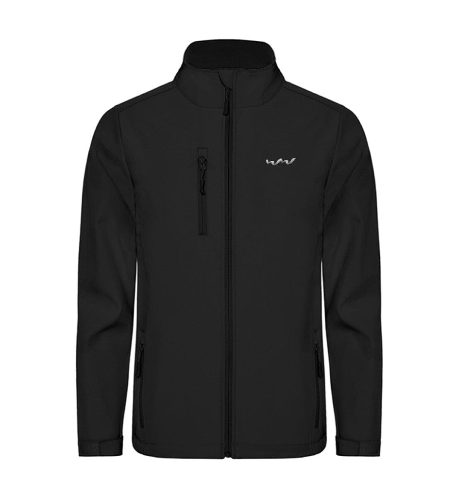 WELLENWIND - Unisex Softshell Jacket mit Stick Unisex Softshell Jacke mit Stick Shirtee Black S 