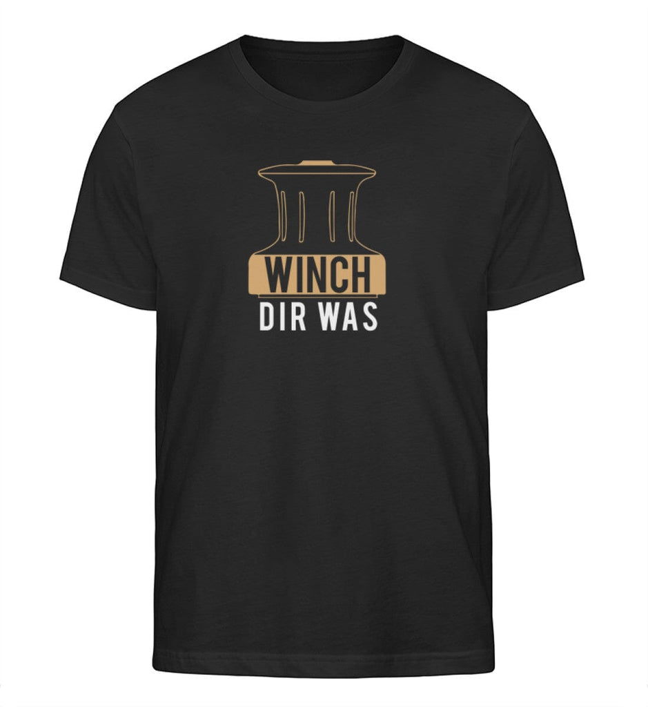 WINCH DIR WAS - Herren Organic Shirt Rocker T-Shirt ST/ST Shirtee Black S 