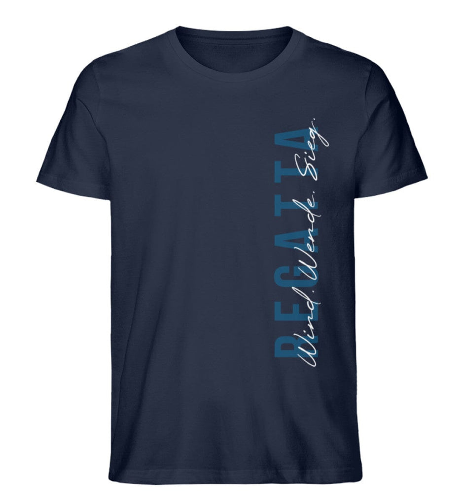 WIND.WENDE.SIEG - Herren Premium Organic Shirt Creator T-Shirt ST/ST Shirtee French Navy XS 